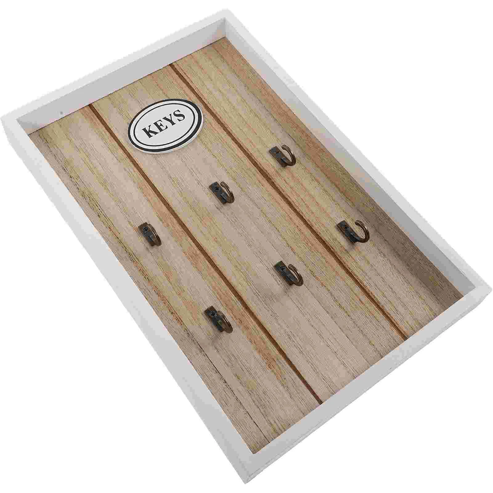 

Wall Hanging Rack Storage Decor Home Household Wall-mounted Bamboo Wooden Hat Hanger