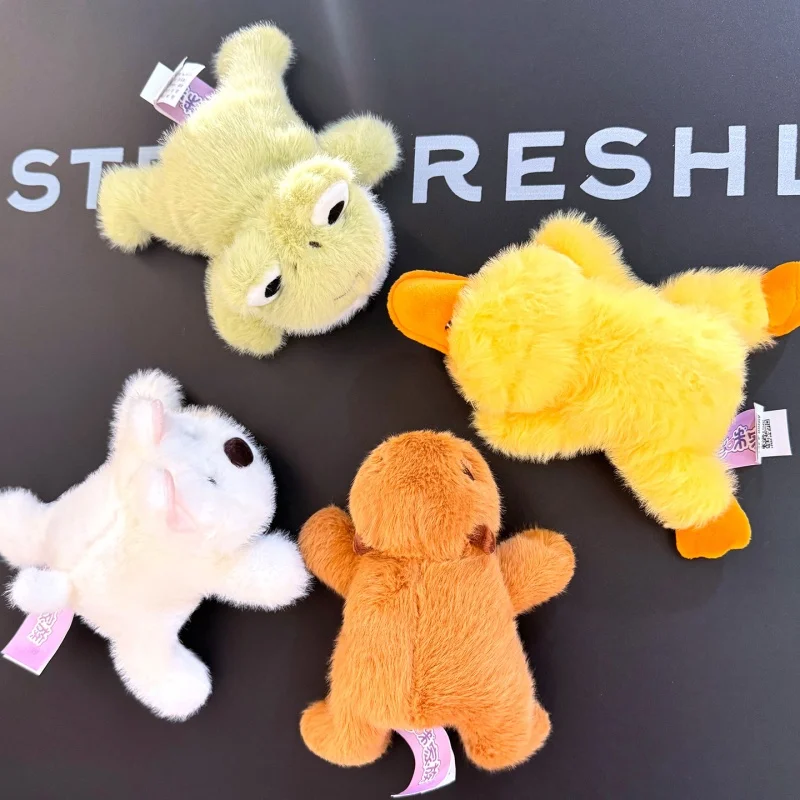 

Милые плюшевые мультяшные наклейки на холодильник: забавные плюшевые игрушки — панда, капибара, ленивец, ягненок, кролик, водяной дельфин, лиса, утка. Подарок.