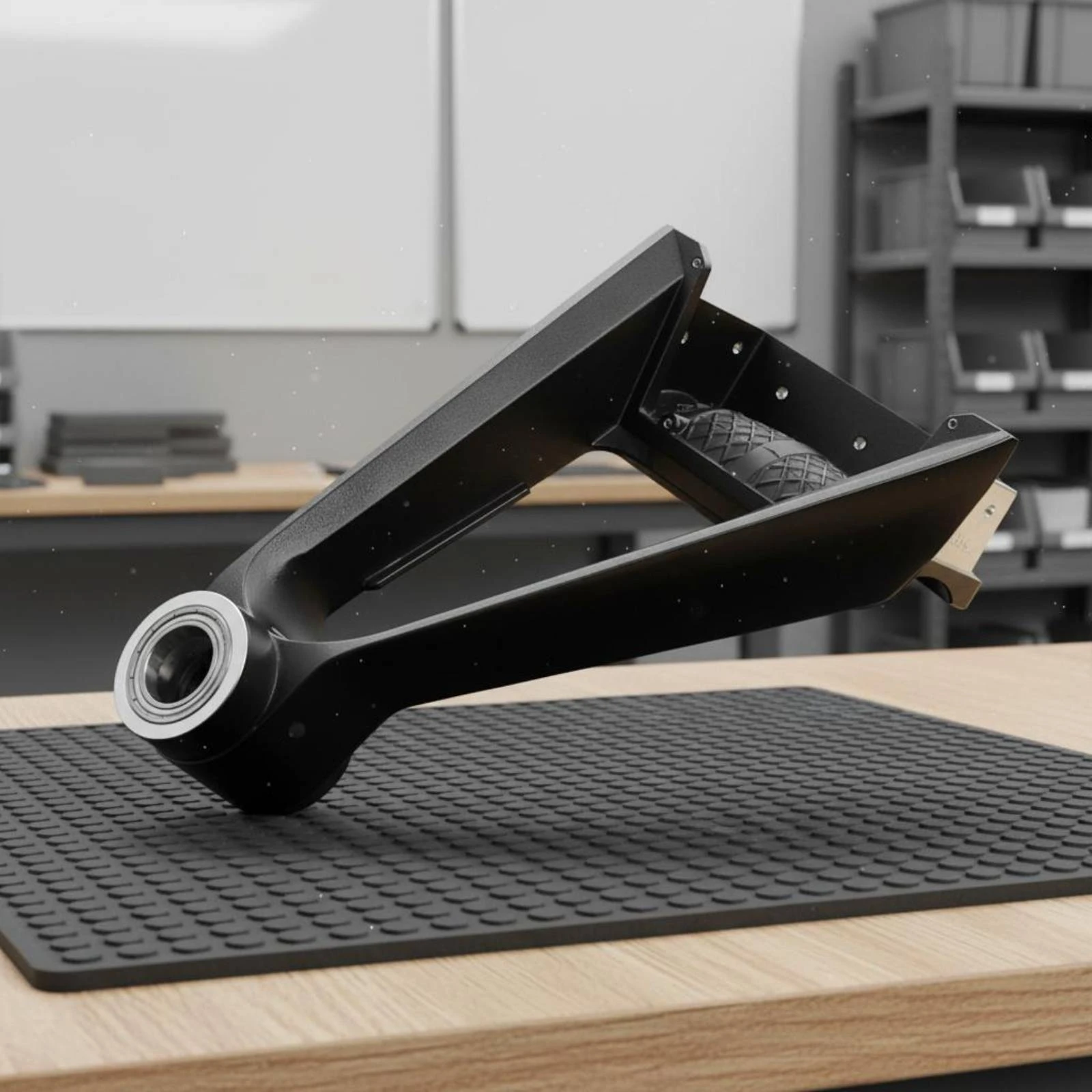 

Aluminum Alloy Scooter Fork Long-Lasting Front Fork with Bearing Transport Accessory Easy Install Precision Machined for Repair