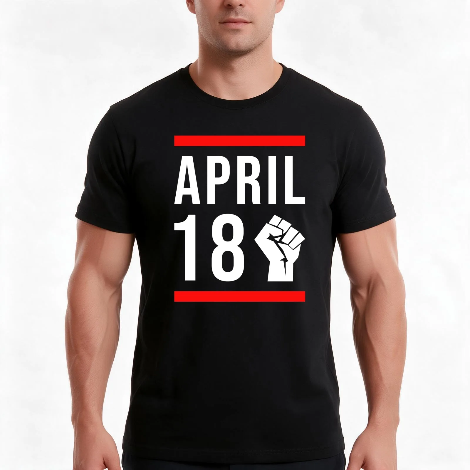 Jim Jefferies April 18th T-Shirt, Summer Casual Cotton Tee, Oversized Streetwear Tops, Vintage Graphic Print, Unisex Men Women