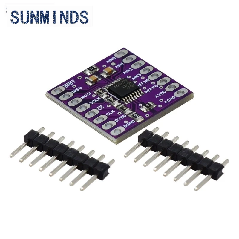 ADS1220 ADC 24 Bit Converter Module I2C Low Power 24 Bit Analog-to-Digital Converter