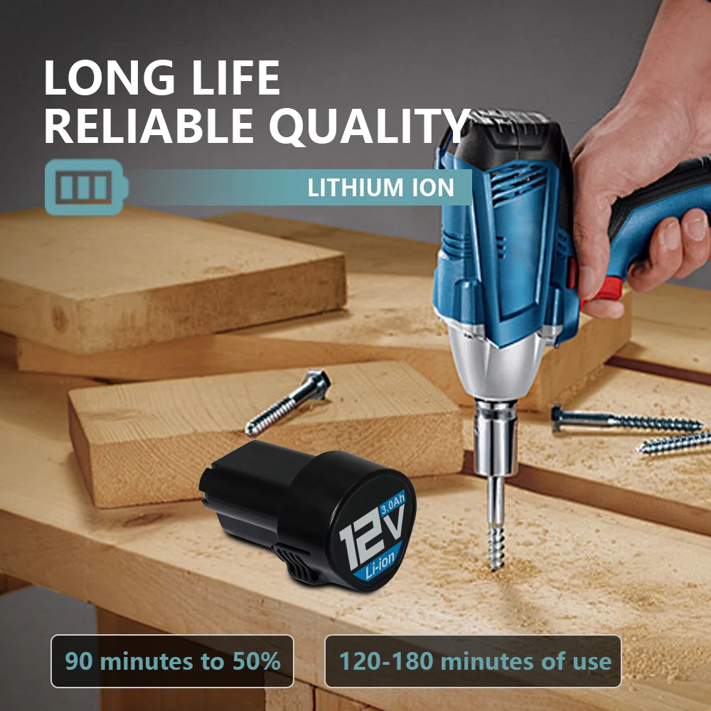 لماكيتا 12 فولت 10.8 فولت بطارية 3Ah 2.5Ah بطارية ليثيوم قابلة للشحن 12 فولت 18650 BL1013 BL1020 BL1030r BL1013 BL1014 أدوات كهربائية #5