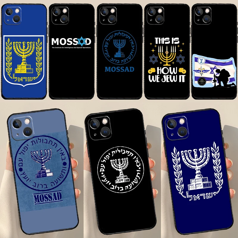 Israeli Army Mossad Special Cover For iPhone 16 12 11 13 14 15 Pro Max 12 Mini Plus X XR XS Max Phone Case