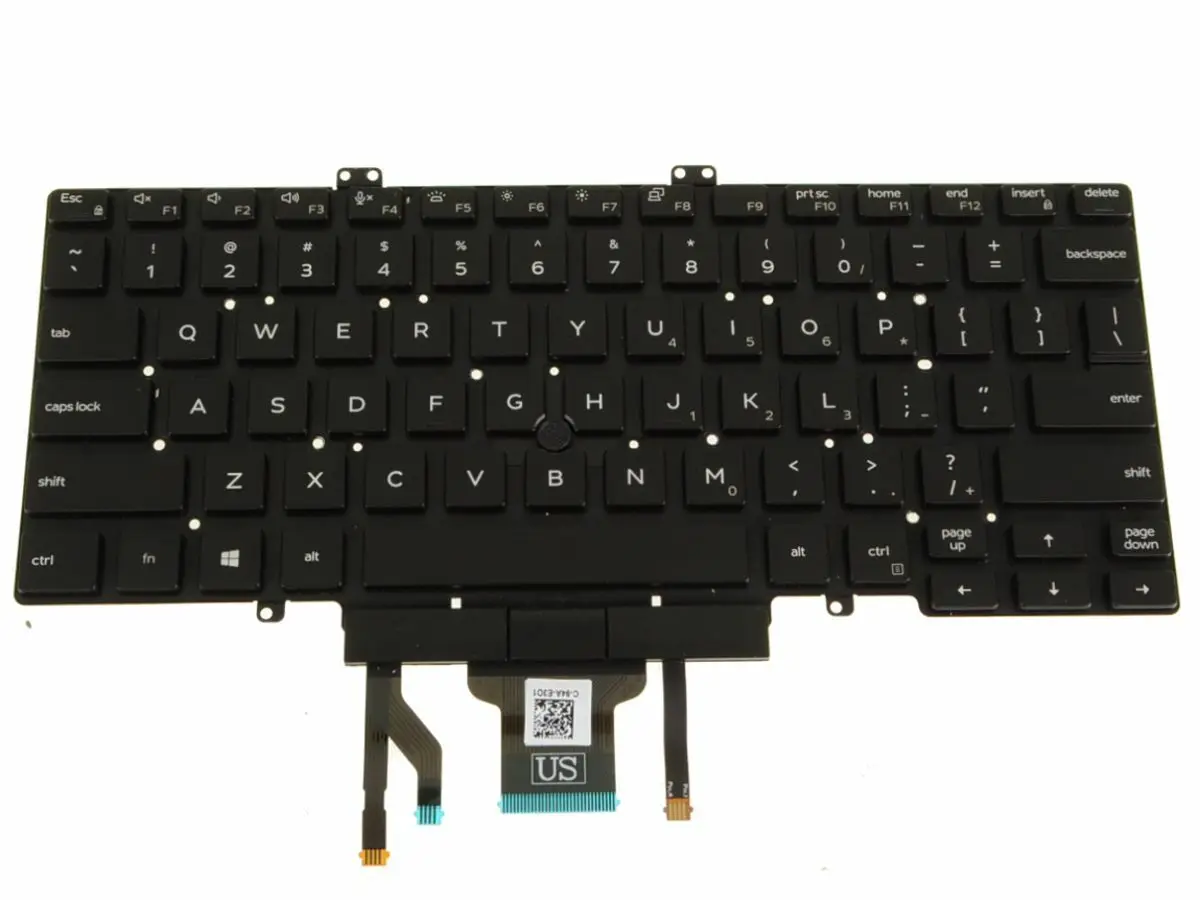 03J9FC FOR DELL Latitude 5400 5411 Laptop Backlit Keyboard Dual Point