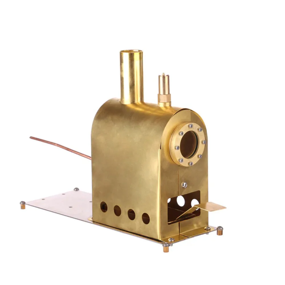 G2 Miniature Pure Copper Boiler All Brass Steam Boiler Output Shaft Diameter 4 Mm 90 Ml Capacity Equipped with Safety Valve