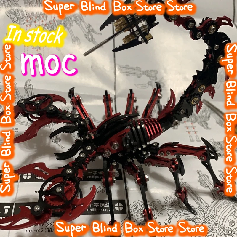 

Металлическая 3D-головоломка Eikoh «Скорпион» из нержавеющей стали, механическая сборная модель высокой сложности, набор для самостоятельной сборки для взрослых любителей