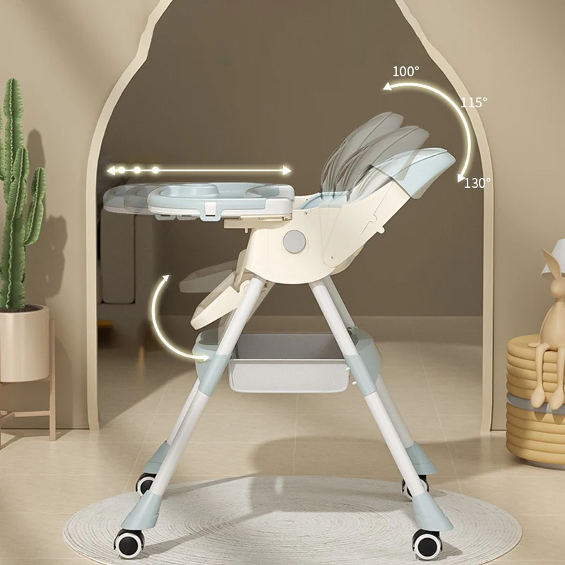 Chaise haute multifonctionnelle 3 en 1, en plastique souple, portable, pour enfants, pour l'alimentation des bébés, vente en gros, nouveau modèle