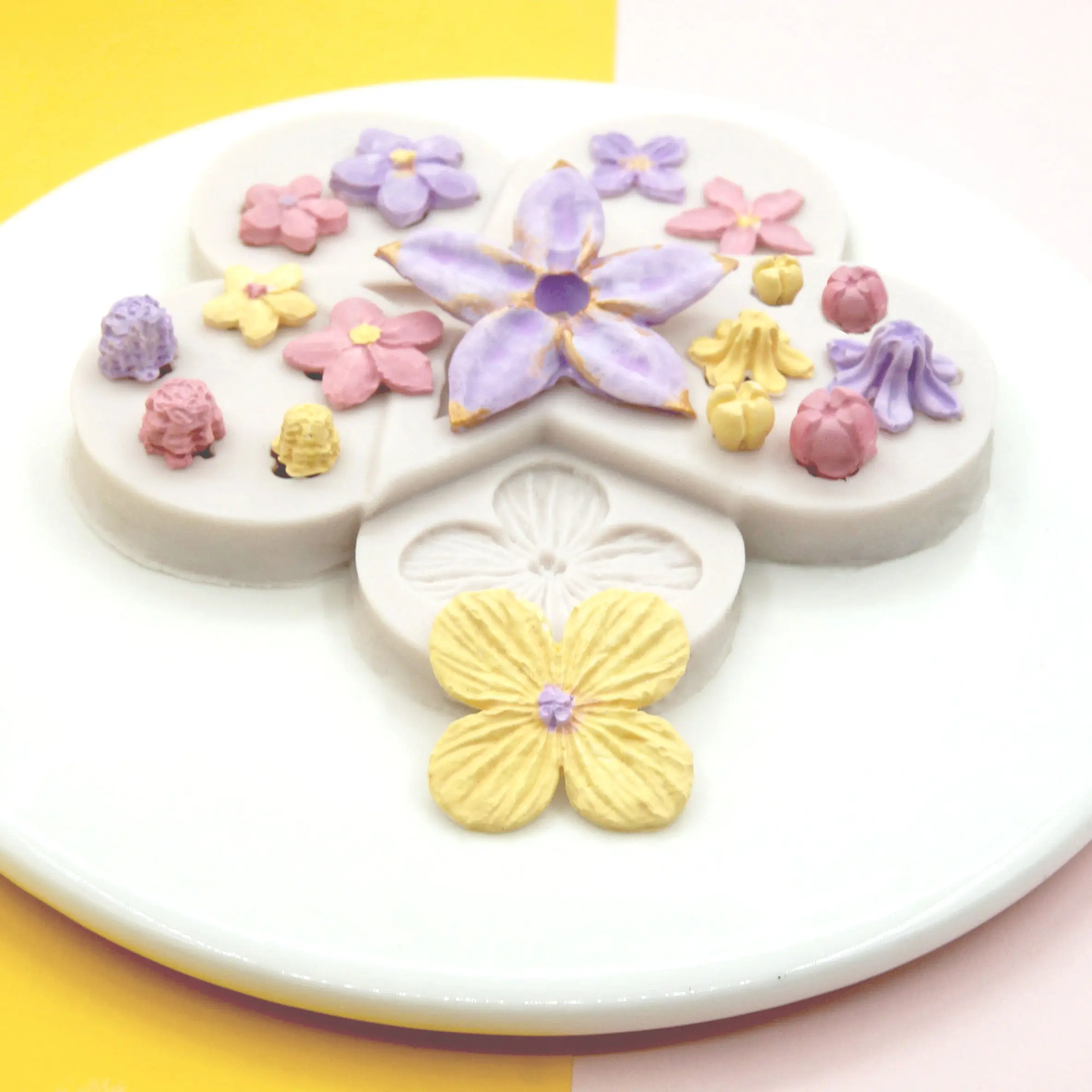 

Various flower Ultimate Filler Silicone Decorating Molds Cake Silicone Mold Sugarpaste Candy Chocolate Gumpaste Clay Mould