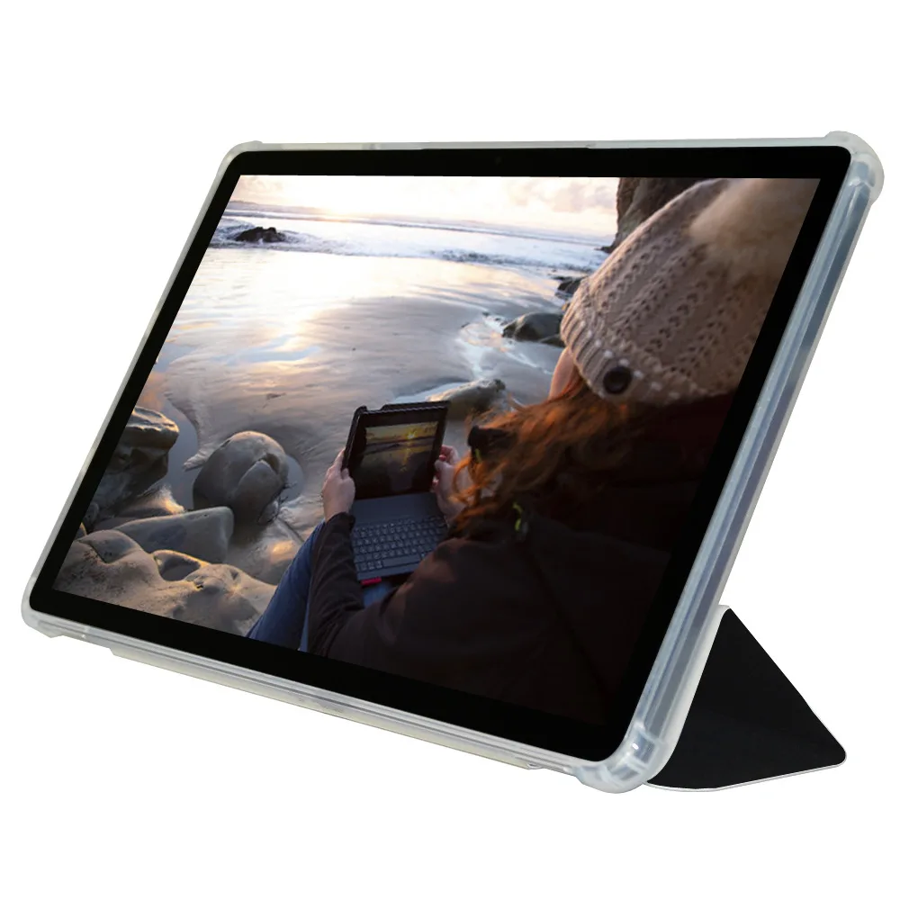 for Teclast M50 Plus 10.1 Inch Android 14 Tablet Case Lighter Thinner Texture Flip Stand Cover PU Leather Full Protective Casing