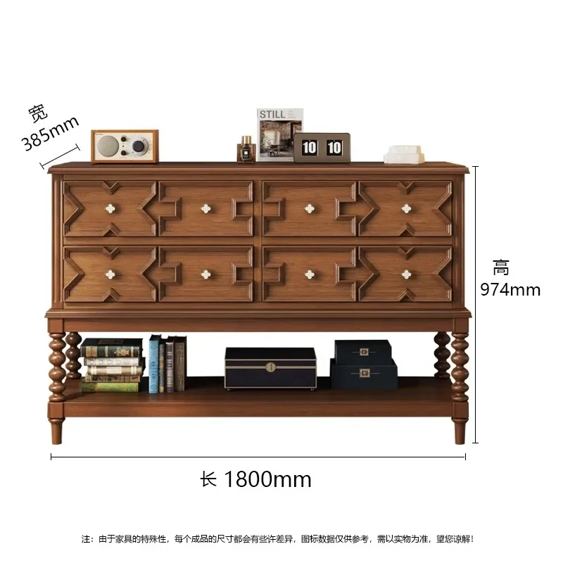 GZ-2 chest cabinet living room black porch cabinet aisle storage table wall partition cabinet screen