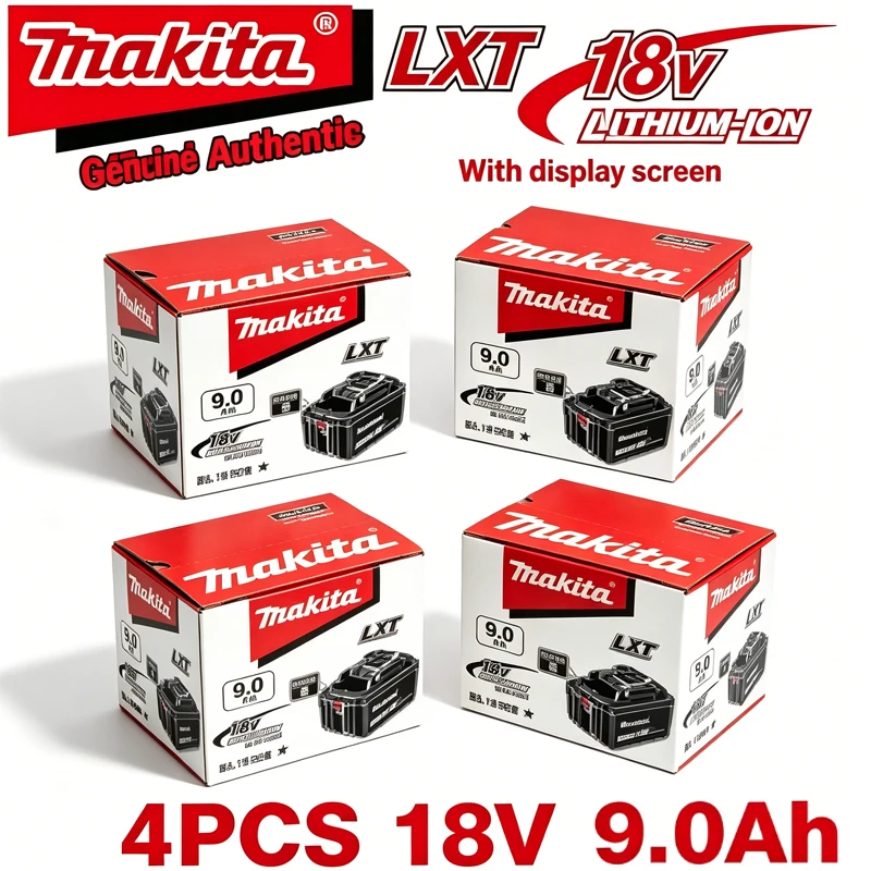 

Universal 18V Makita 9Ah Lithium Battery Rechargeable Compatible with All Makita 18V Series Tools