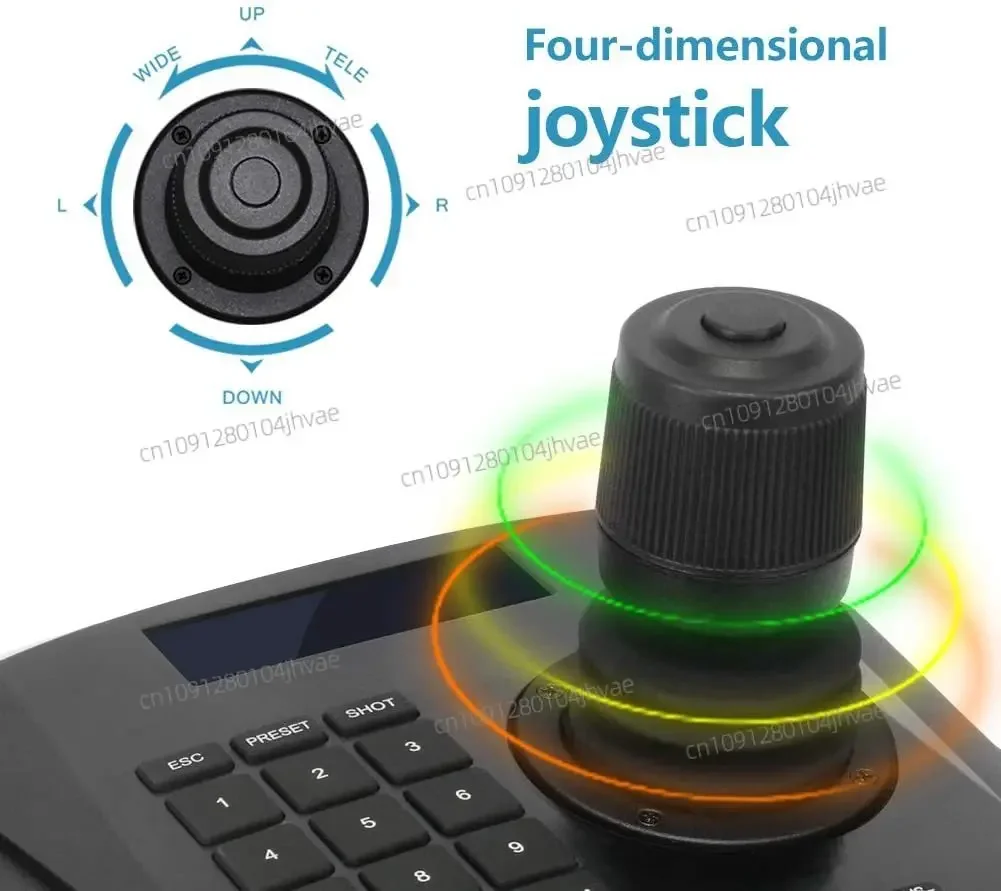 NEWHot Sell LAN Port Network Keyboard for Dome Camera Vehicle Control PTZ Joystick Controller