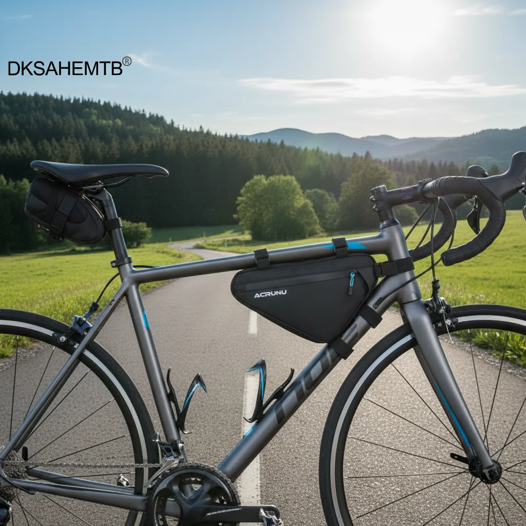 

Bike Triangle Bag Waterproof Cycling Storage For Mountain Road Bikes