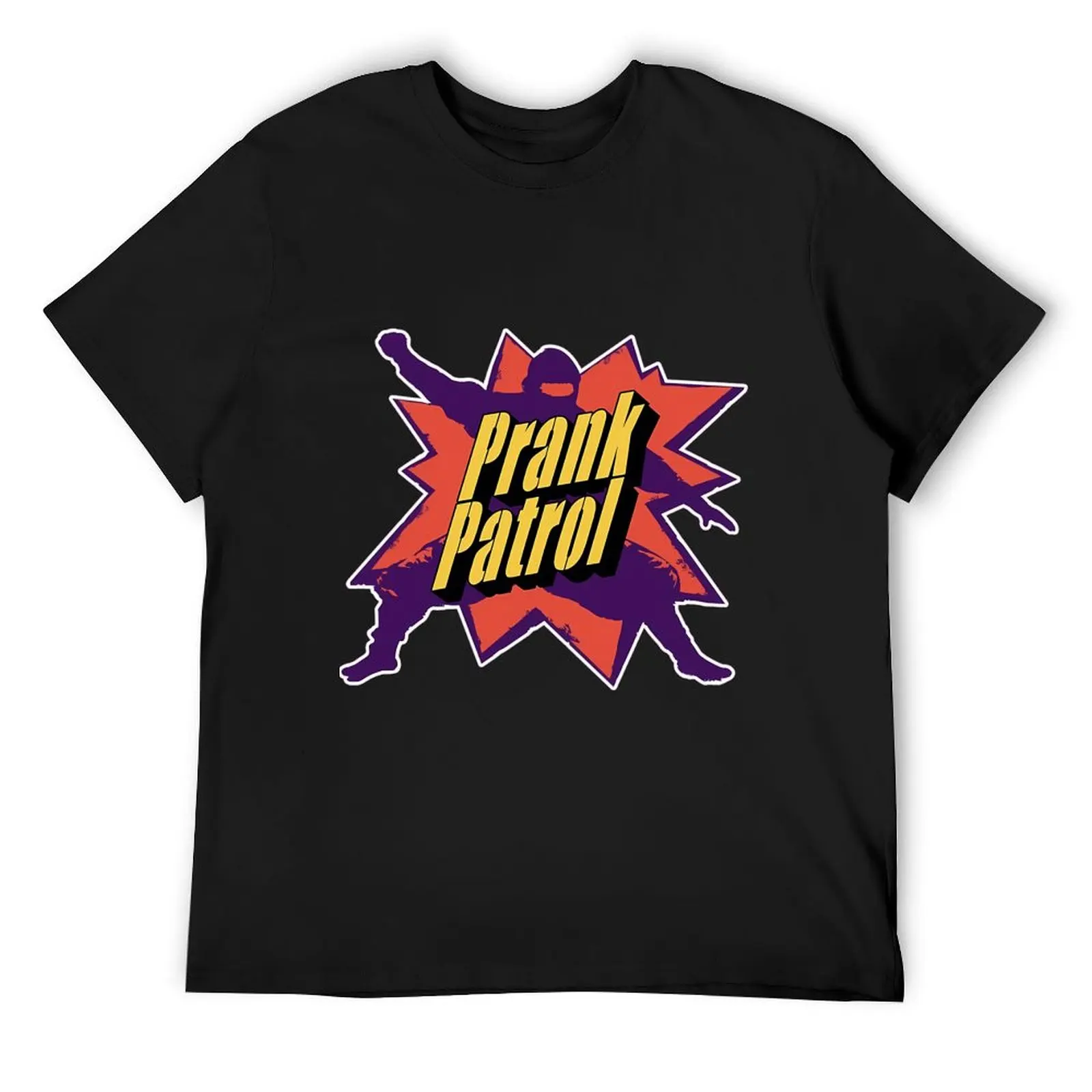 Prank Patrol T-Shirt vintage clothes plus sizes vintage street wear funny t shirts for men