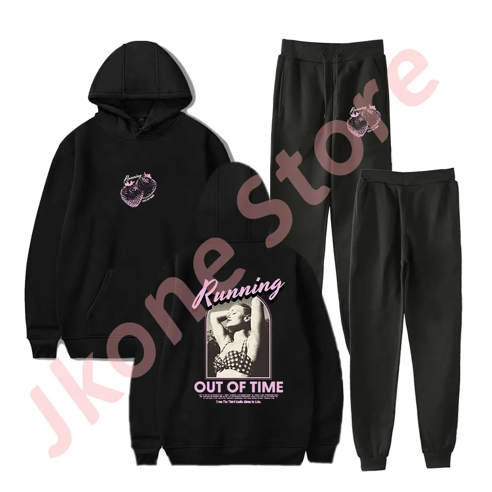 

Ashe Running Out Of Time Merch Hoodies Jogger Pants Set Unisex Fashion Casual HipHop Streetwear Sweatshirts