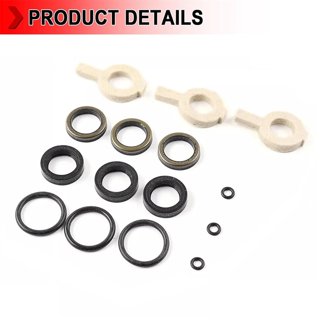 

#88B Automotive Parts & Accessories,30623 Seal Kit, for Cat Pump 30 31 34 310 340 350 Model,Rubber + paper pad