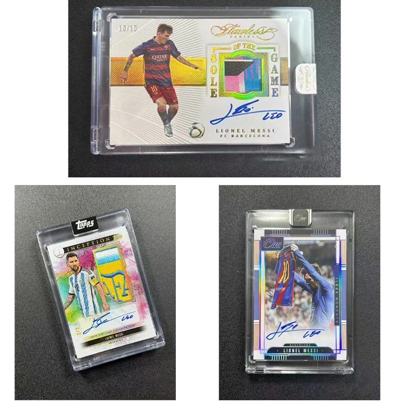 Логотип Topps, высокое разрешение, самодельная карточка, момент Месси 23-24, время стирки на Бернабеу.