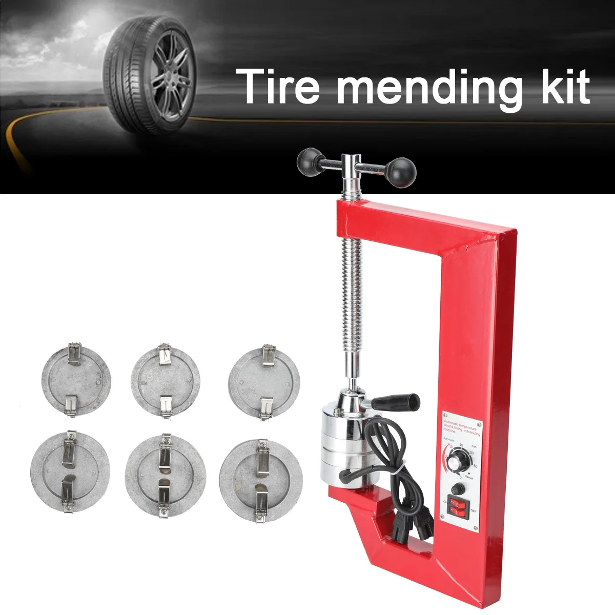 110V Tire Bending Machine 2x500W Tire Repair Machine Kit 145-165°C