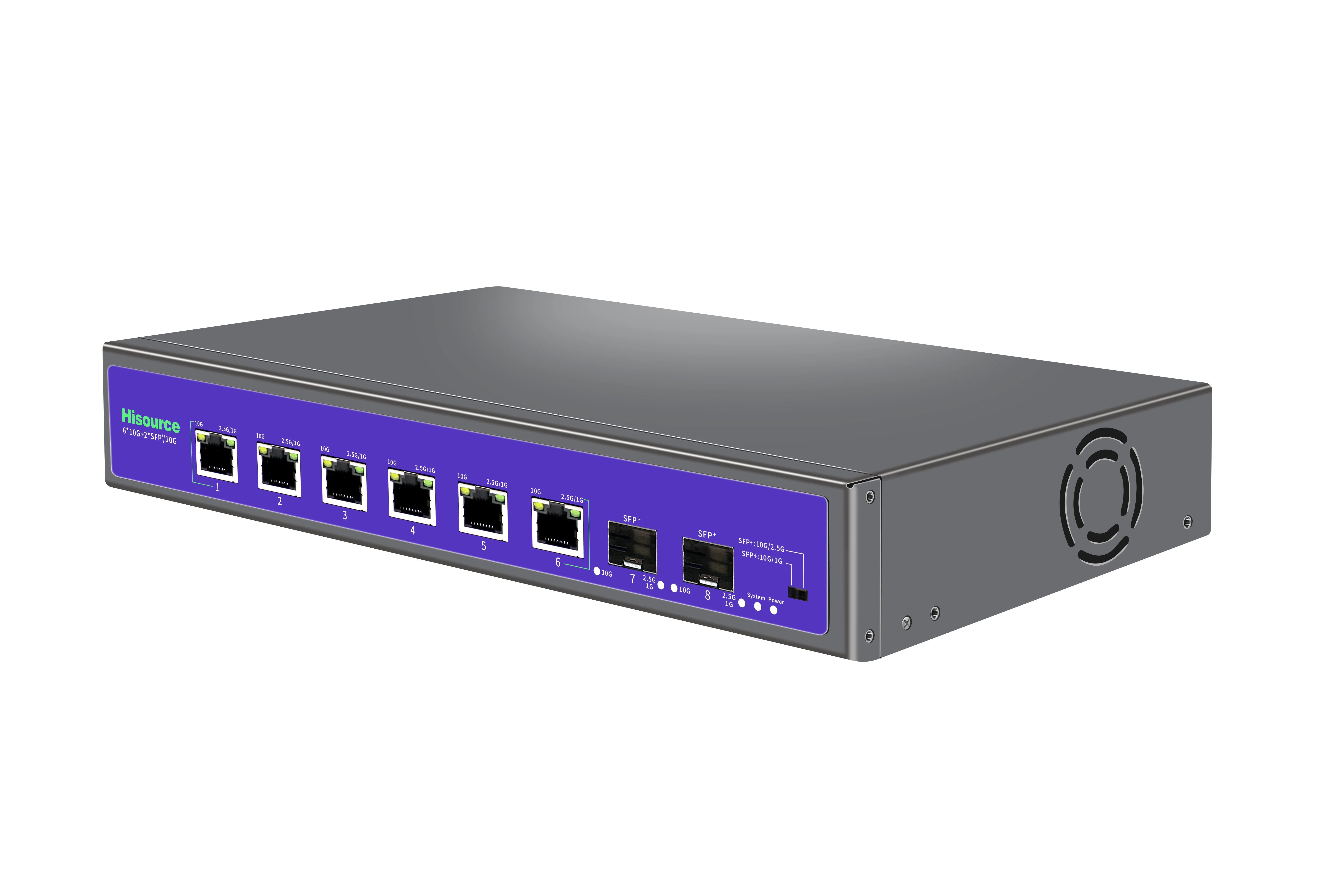 High Performance Full 10G Ethernet Switch New Design Wholesale Power Build in Unmanaged Switch  for Camera IP