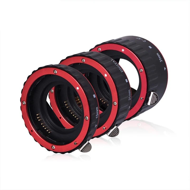 

B03B-Auto Focus AF Macro-Extension Tube Adapter Ring For Canon EOS EF EF-S Mount Lens Replacement For Canon 60D 7D 5D II 550D