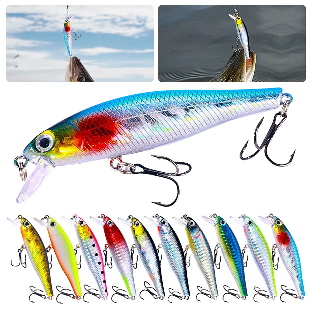 9.2g Sinking Minnow Lure Long Casting Fishing Bait Tackle Kit Ultra-Long Distance Casting Multi-Species Predator-Fishing