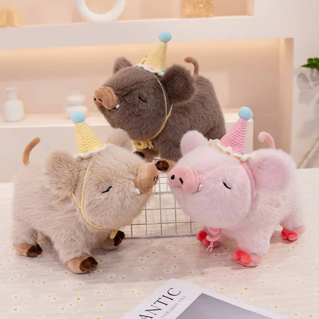 

Cute cute little wild boar plush toy piggy doll doll kids birthday gift simulation doll children's day gift