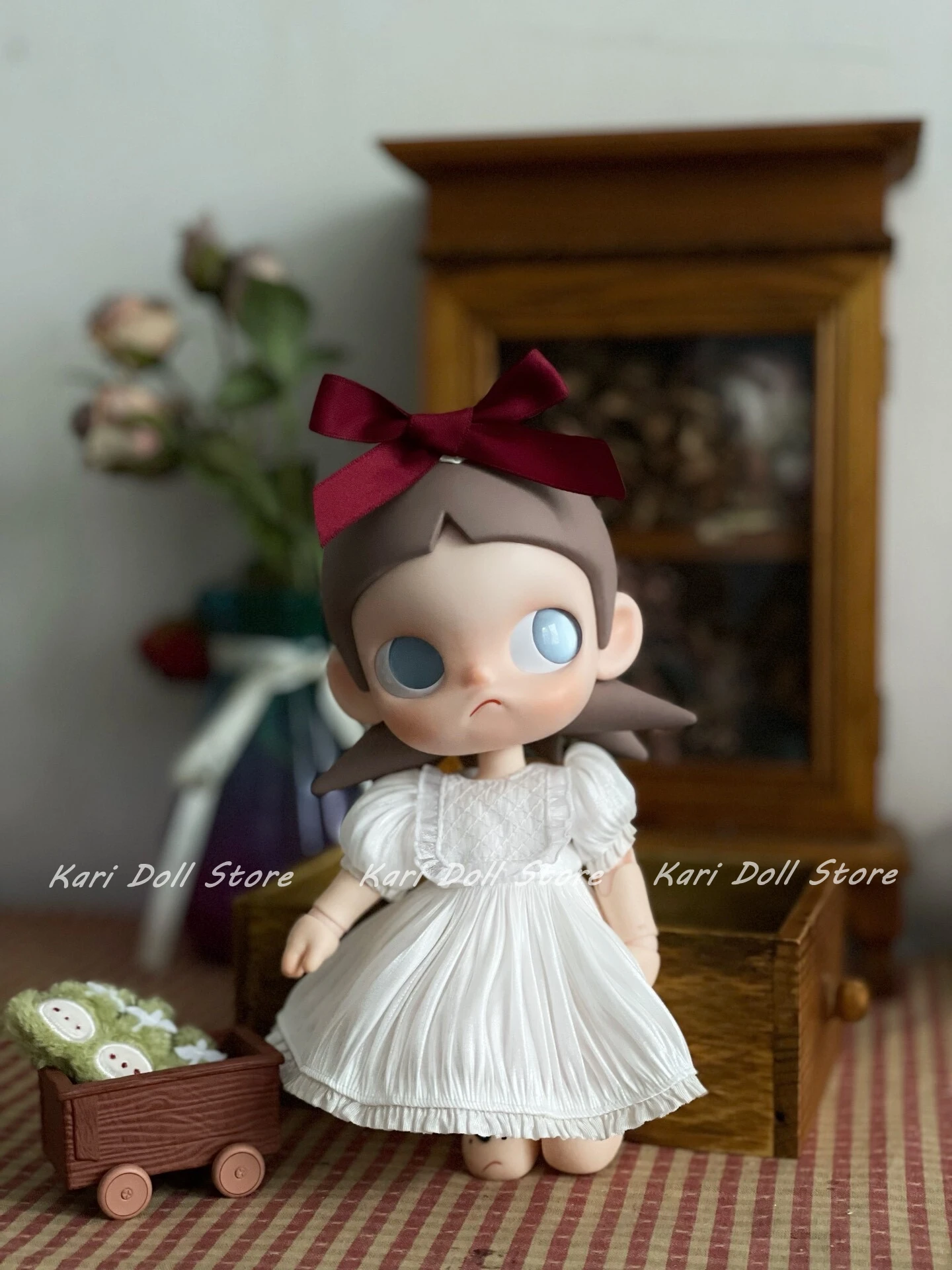 Kari Store Handmade ชุดเสื้อผ้าสําหรับ Zsiga 1l8 อุปกรณ์เสริมตุ๊กตา 8 จุดกระโปรงดอกตูม