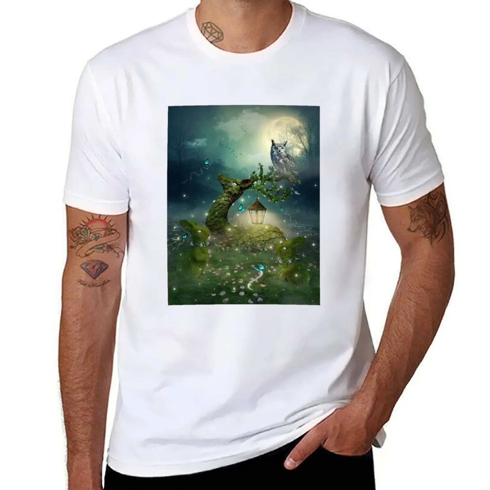 

Keeper of the Enchanted - футболка Spring Thaw, мужская футболка из 100-процентного хлопка, мужские футболки с графическим рисунком