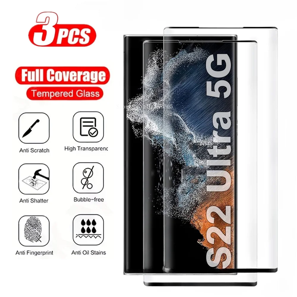 3Pcs 9H Curved Temp…