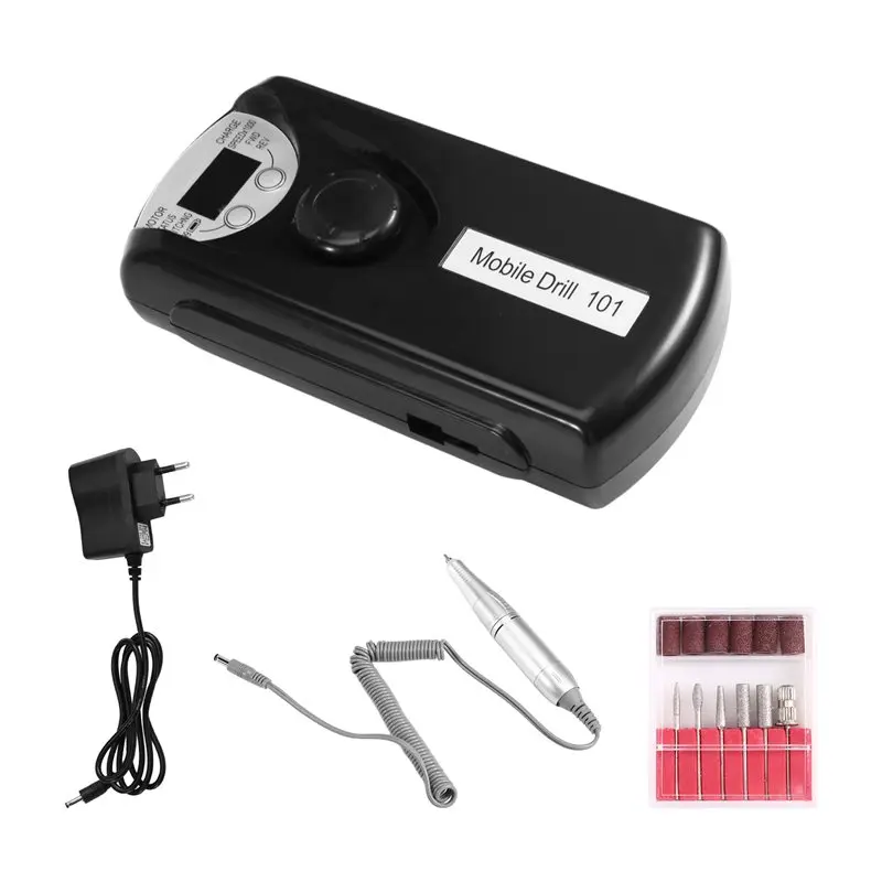 Rechargeable Nail Polish Grinder Professional Nail Drills Rechargeable Portable Nail EU Plug-Y48A