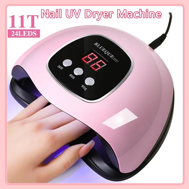 

Nail UV Dryer Machine Professional 24 LED UV Manicure Lamp Home Use Nail Lamp For Drying Polish Varnish With USB Cable