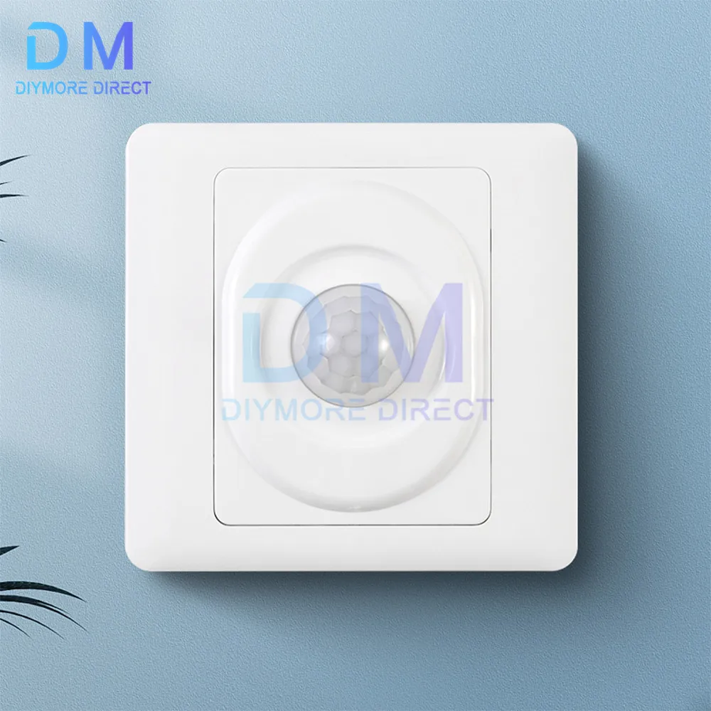 AC 180-220V Motion Sensor Switch PIR Infrared Auto Control LED Lamp Lighting Switch Smart Human Body Induction Detector