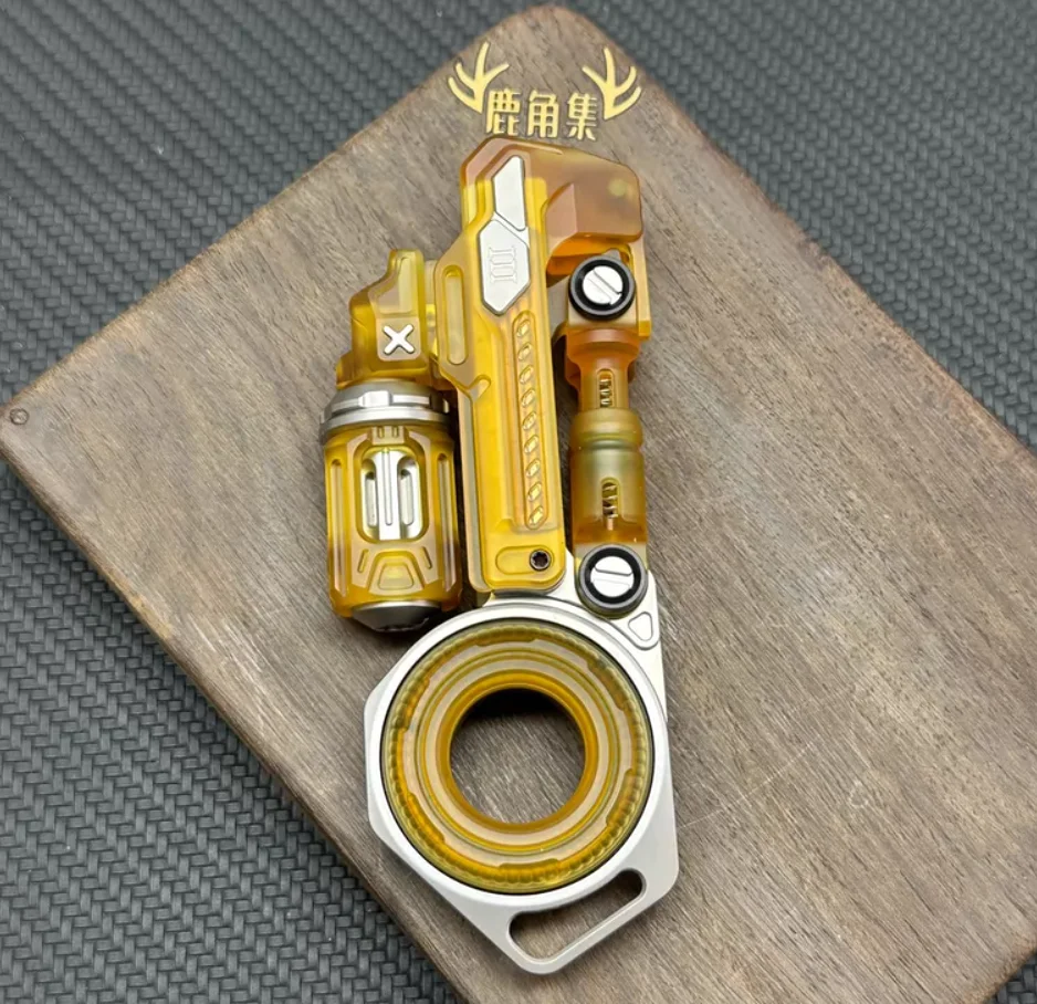 

Used EDC 01 Time and Space Knight Pei spinner Fingertip gyroscope Decompression toys
