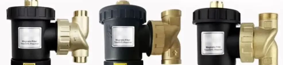 Magnetic Central Heating Water Filter DN20/DN25/DN32 Thread For Central Heating HVAC Systems Separates Sludge Scale Impurities