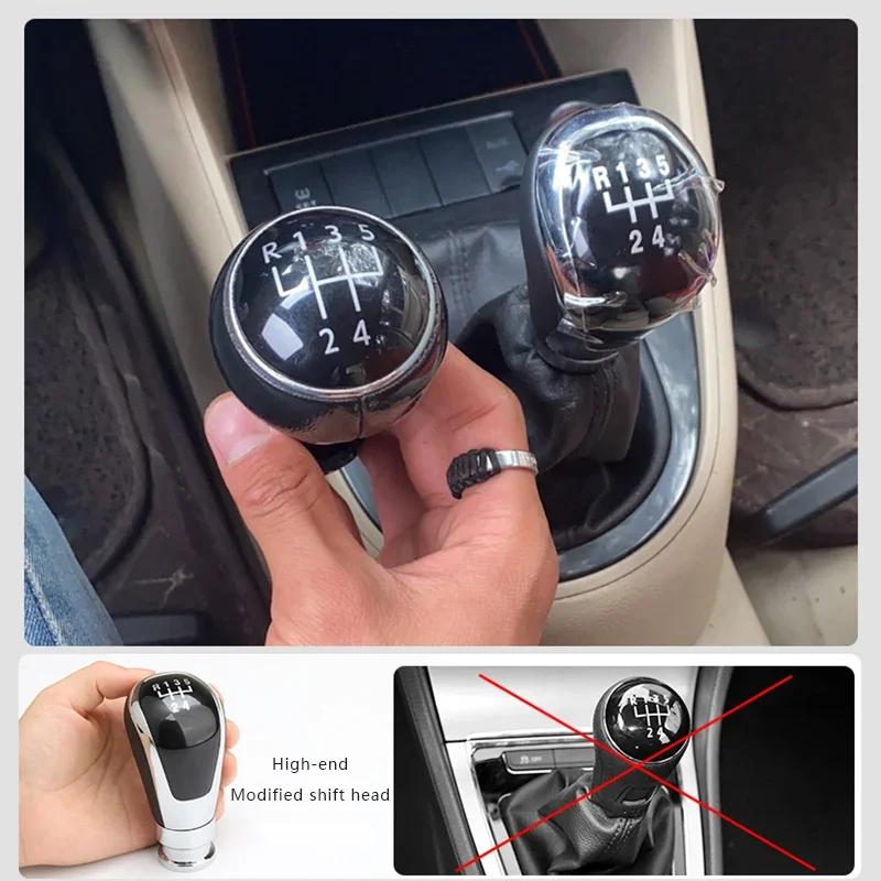 

5 6 Speed for Volkswagen Vw BORA SANTANA Polo Sagitar Passat Rabbit MAGOTAN GOLF SPORTSVAN Gearbox Handle Gear Shift Knob