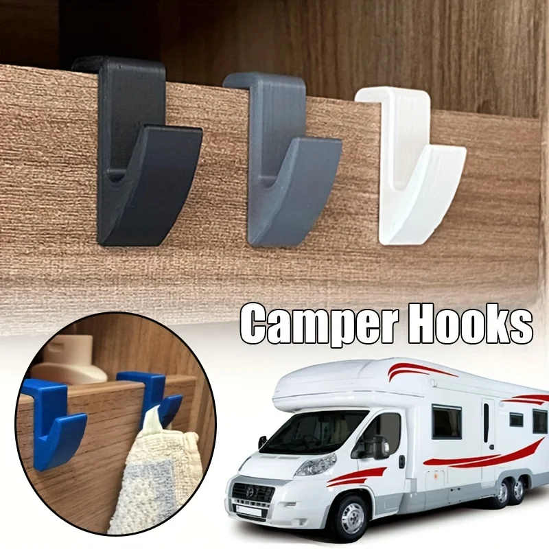 Multifunctional RV Hooks Universal Multi Purpose Accessories Fit For Camper Van Caravan Motorhome Interior Storage Hanging Hooks
