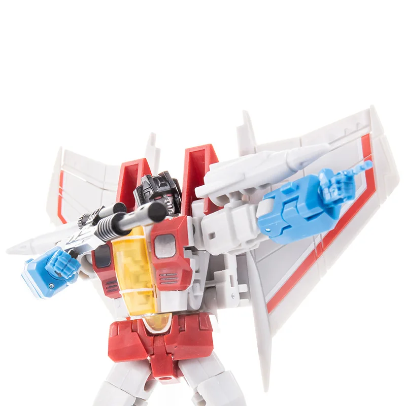 Robot de transformation de jouet pour enfants Jinbao Flying Team Red Spider King Fusion Transformation F15 modèle de guerre de poche à petite échelle