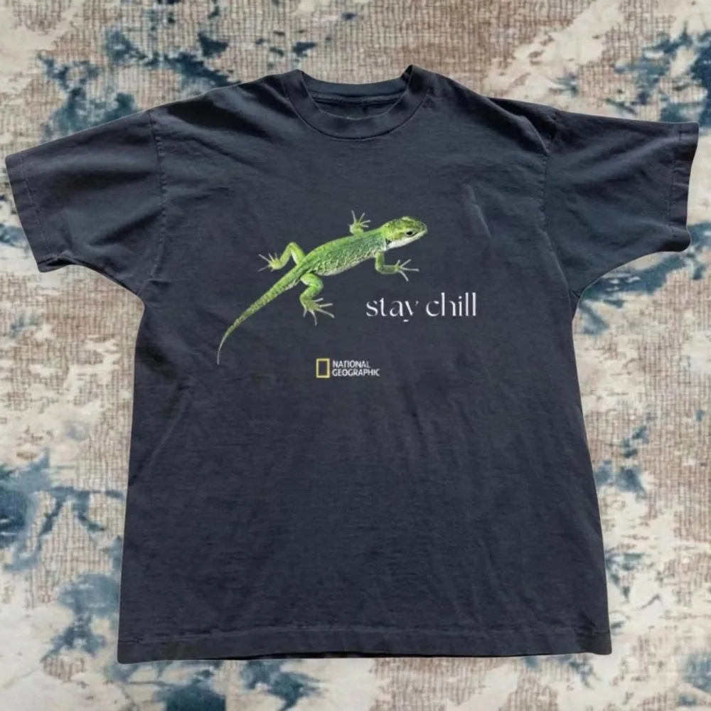 Black National Geographic Lizard Print 