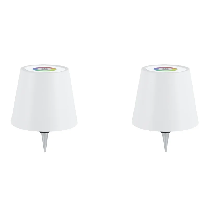

ABMH-2X Wireless Bottle Lamp RGB Modes & 3 Color Stepless Dimming Bottle Lamp Shade Rechargeable Bottle Lights For Bars A