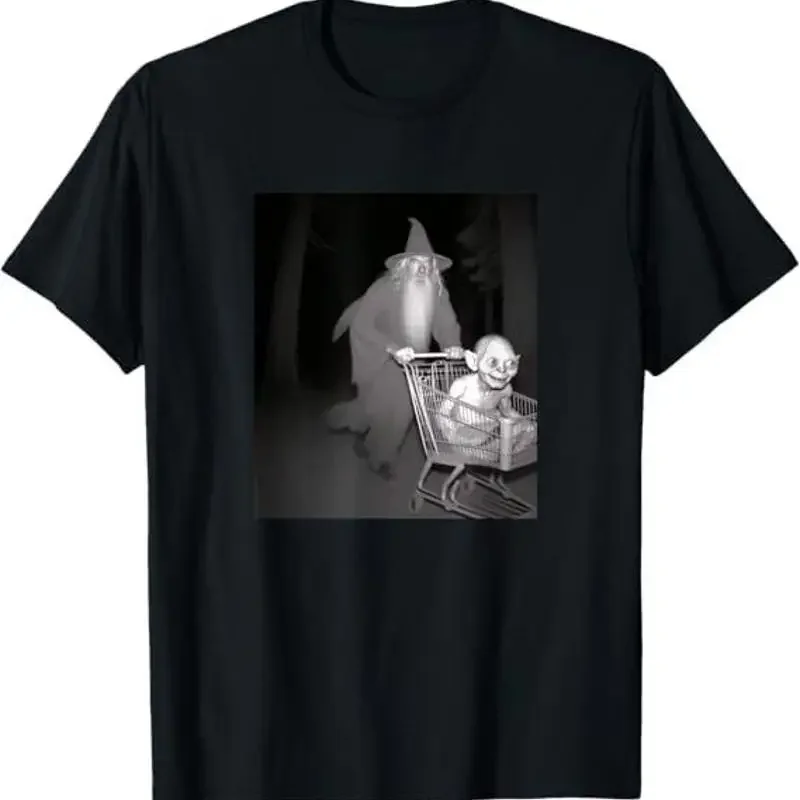 Funny L O T. R Gan dolf wizard shopping cart smeag cool T-Shirt