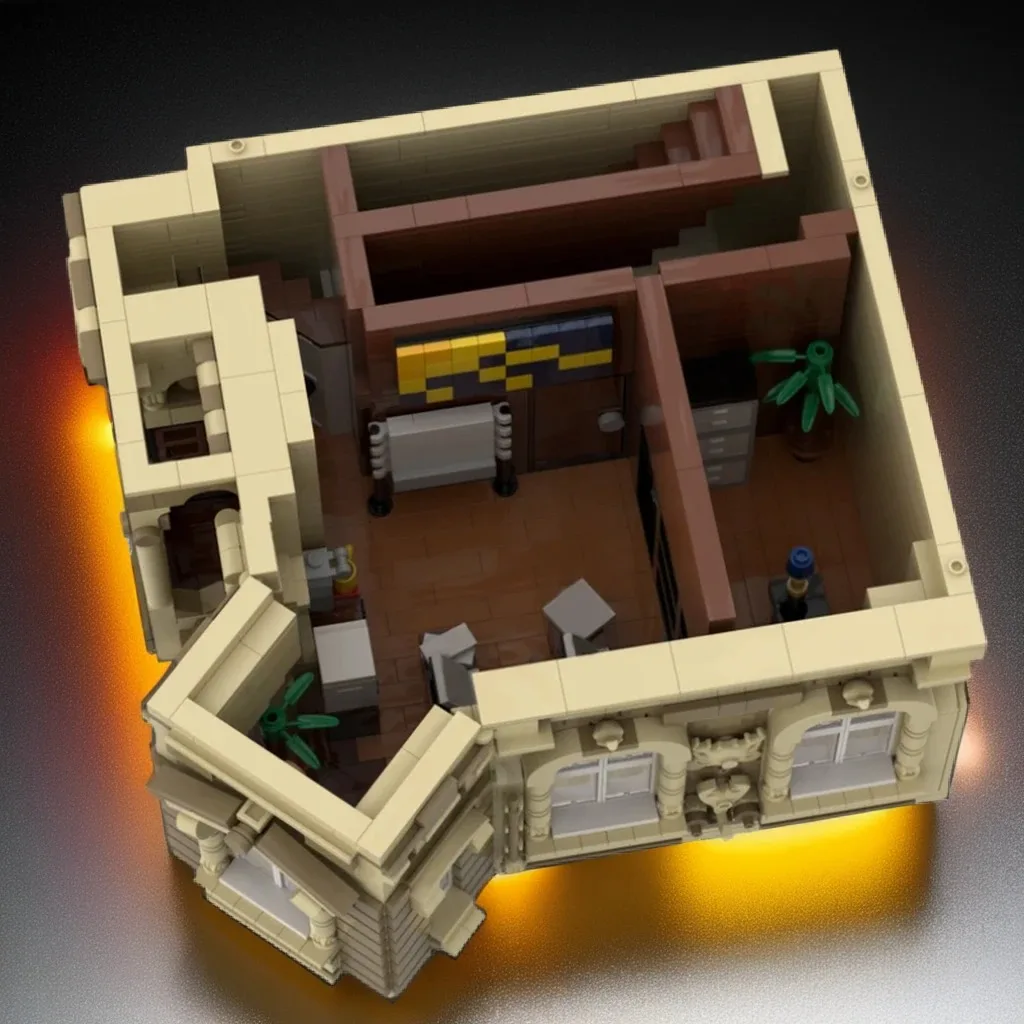 3270PCS Floor Extensions for Beaux-Arts Modular Building MOC Architecture Expansion Model Education Building Blocks Gift