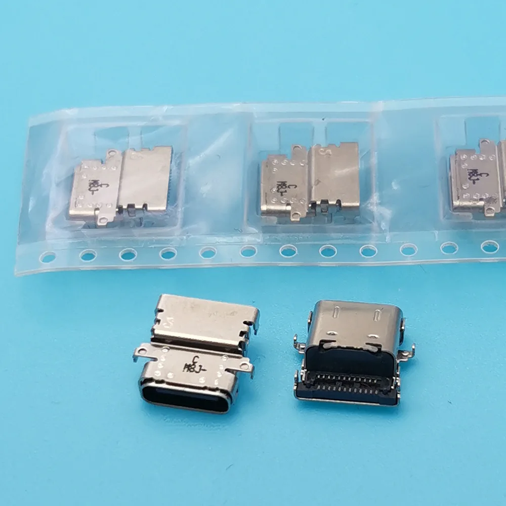 2-10 Uds USB-C 24Pin USB tipo C puerto de carga DC Power Jack cargador enchufe conector para portátiles Asus/Acer/HP