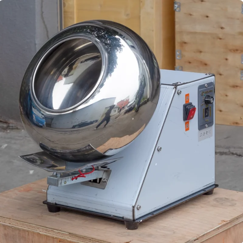 

Small Home Use Chocolate Coating Polishing Pan Machine With Dry Function Popcorn Sugar Coating Machine With Fast Heating Plate