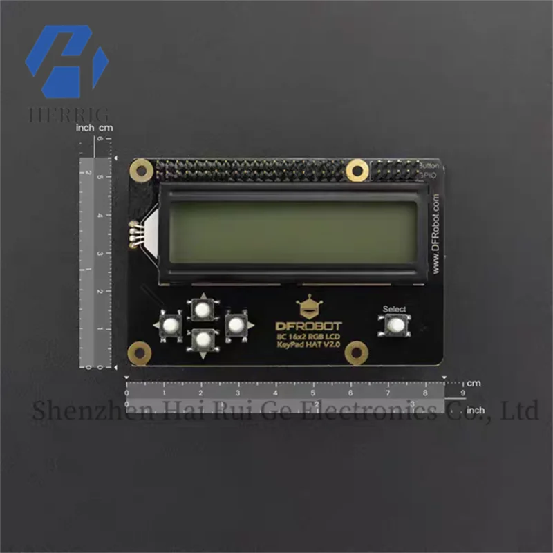 Raspberry Pi RGB LCD1602 Tastenerweiterungsplatine Farbbasis Brandneues Original