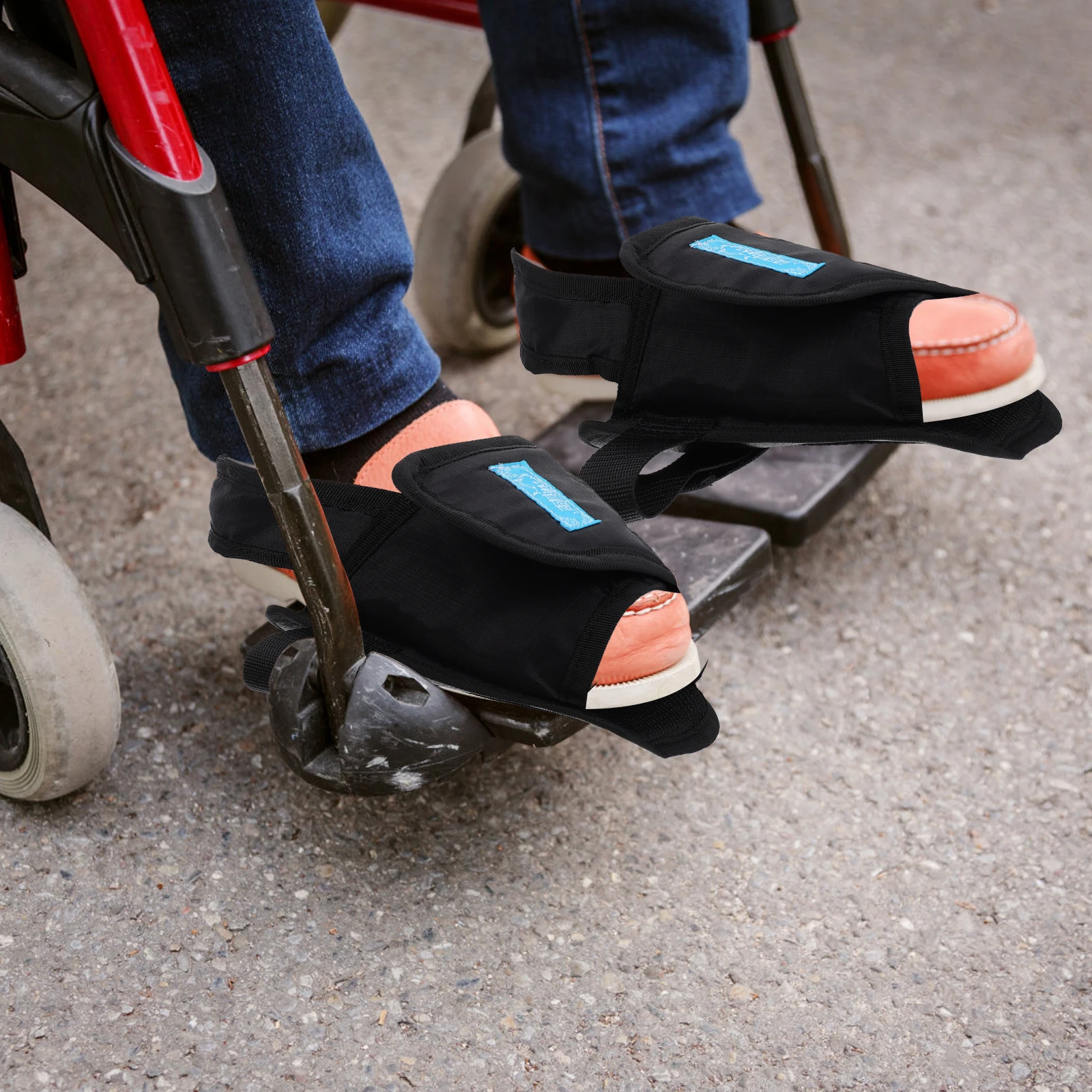

Nylon Wheelchair Straps Shoe Holder Belt Tie Shoes Fixed Strap for Rehabilitation Patients Safety Protection Durable