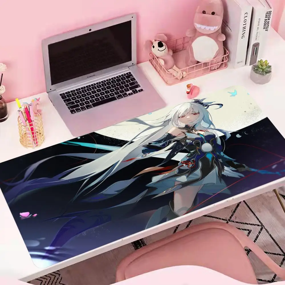 

Honkai Star Rail MousePads Computer Accessories Laptop Gamer Extended Mouse Mat Large Anime Mouse Pad Rubber Keyboard Table Mat