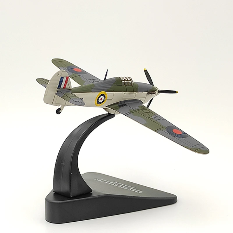 1:72 Scale Arbroath 1941 Hawker Hurricane MKI Fighter Aircraft Model Diecast Alloy Classics Toys Gifts Souvenir Static Display