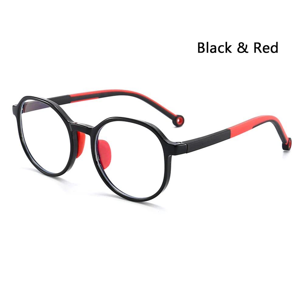 

Kids Children Computer Strain UV protection Teenager Eye Care Reduction Silicone Nose Pads Anti Blue Light Glasses