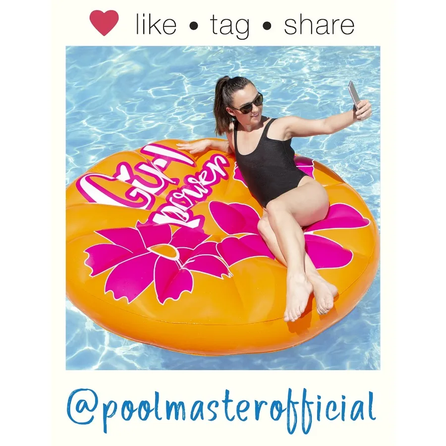#GIRLPOWER Swimming Pool Float Island