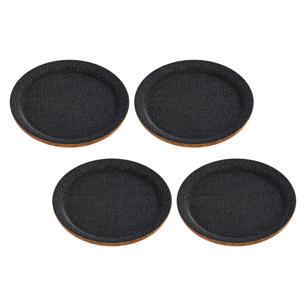 

4 Pcs Furniture Sliding Pads Rubber Floor Protectors for Bed Legs Couch Non Slip Hardwood Protector Antislip Grips